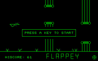 Flappey - Start screen